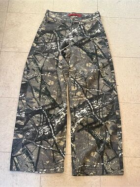 Jaded London Realtree Women’s Wide Leg Pants Size 26